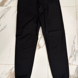 Prada Black Joggers Pants Stretch technical fabric. Fashion week line.